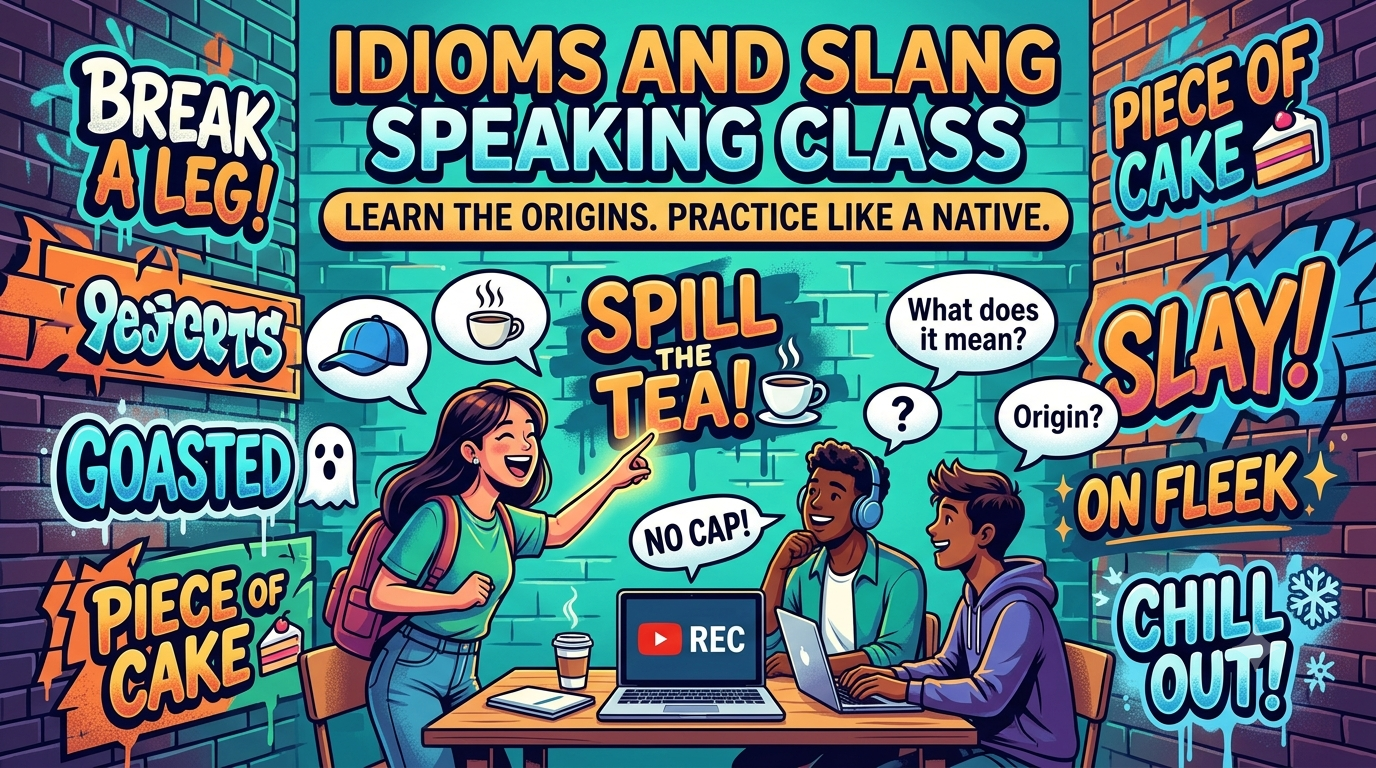Idioms and Slang Speaking Class